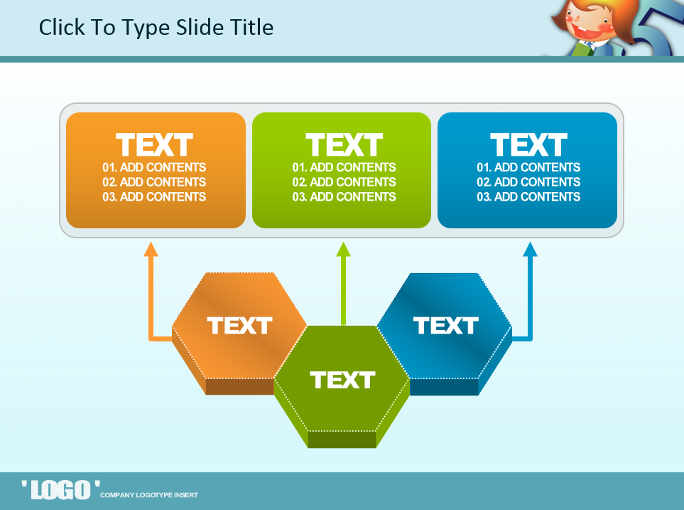 可爱精美简约卡通儿童英语ppt模板