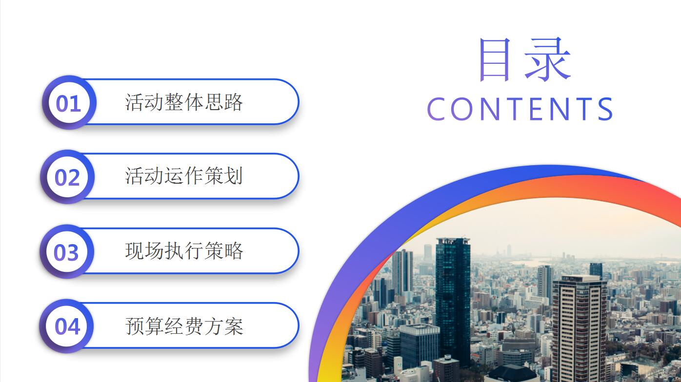 时尚创意活动策划营销方案ppt模板