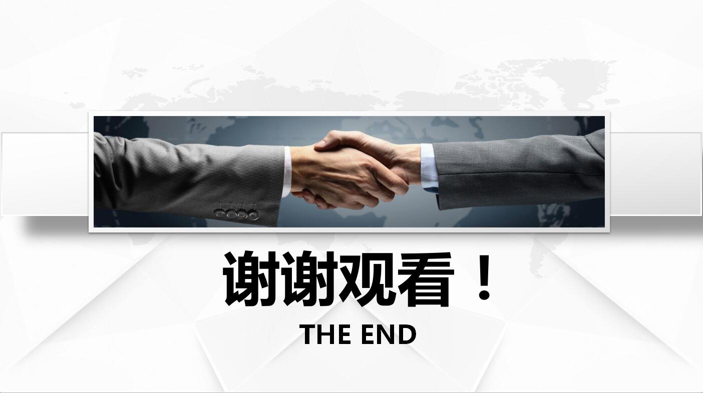 白色简约商务服务礼仪培训ppt模板