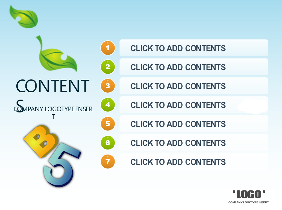 可爱精美简约卡通儿童英语ppt模板