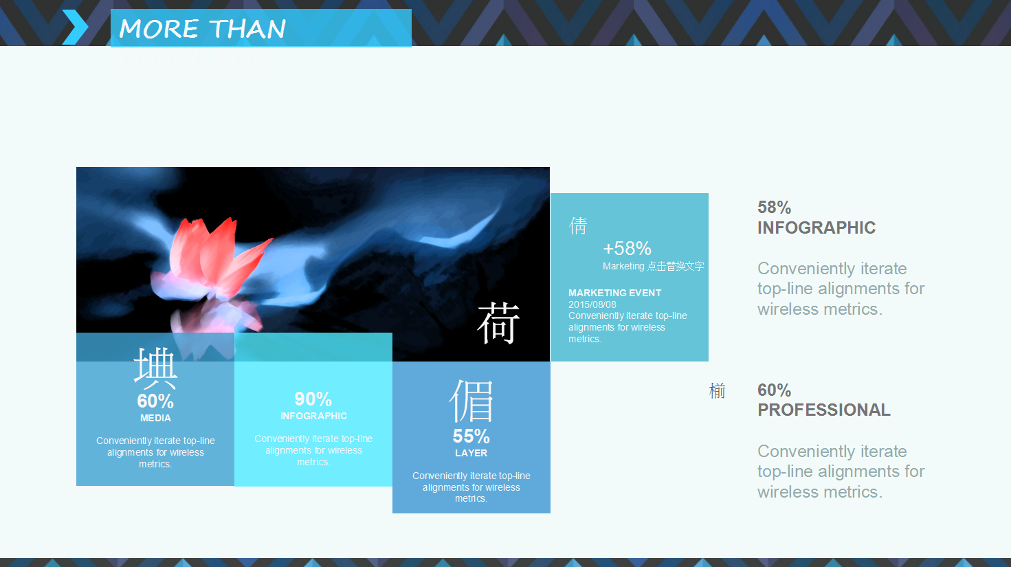 简洁大方沉稳商务通用ppt模板