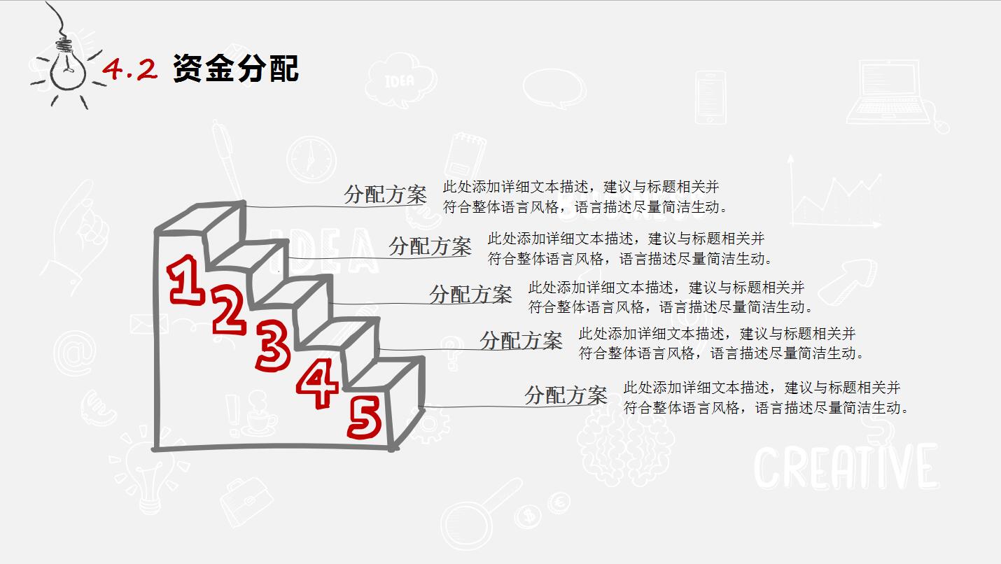 创意手绘简洁活动策划方案书动态ppt模板