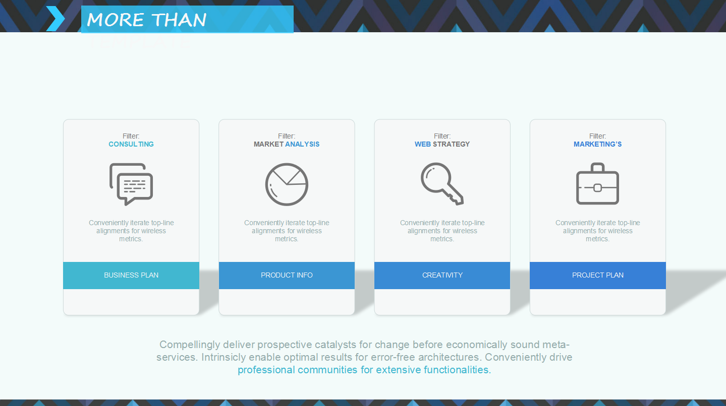 简洁大方沉稳商务通用ppt模板