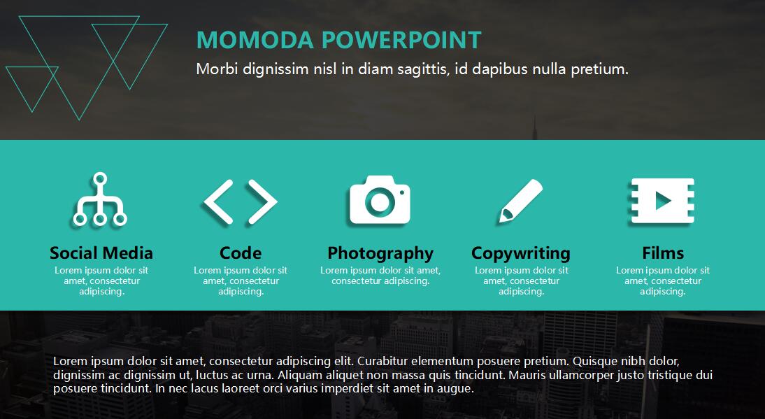 黑色清新简约时尚论文答辩通用PPT模板