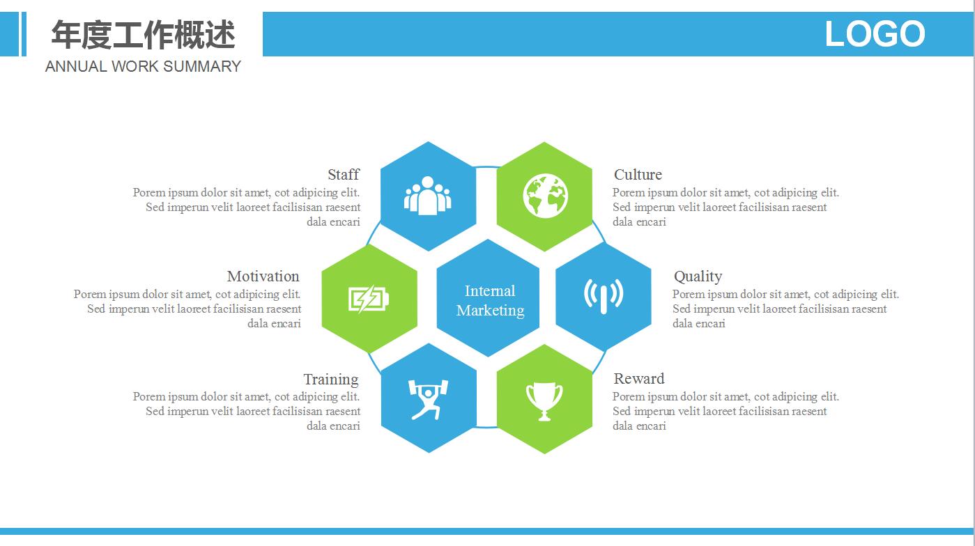 清爽简洁极限运动户外健身ppt模板