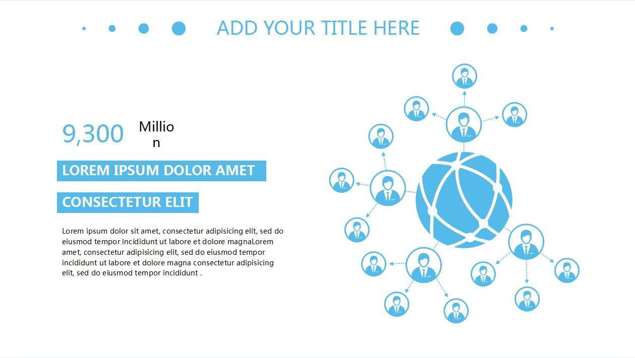 蓝色淡雅商务工作计划总结汇报ppt模板