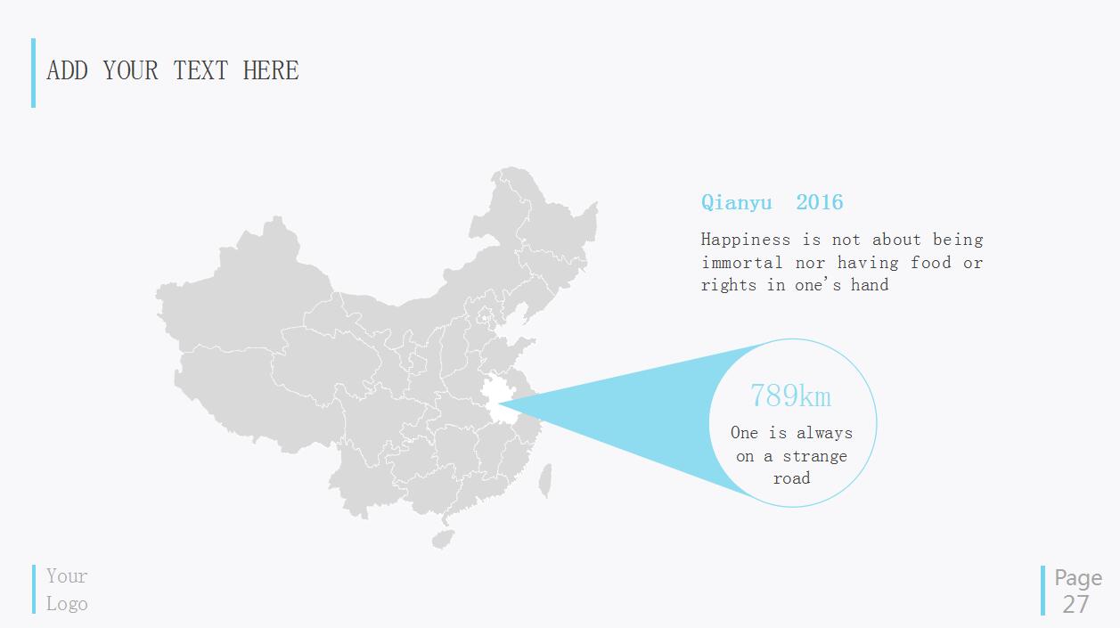 清新淡雅工作汇报动态简洁ppt模板