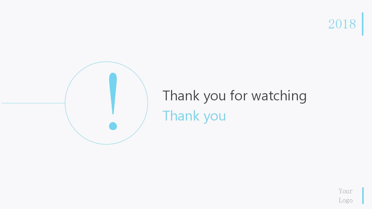 清新淡雅工作汇报动态简洁ppt模板