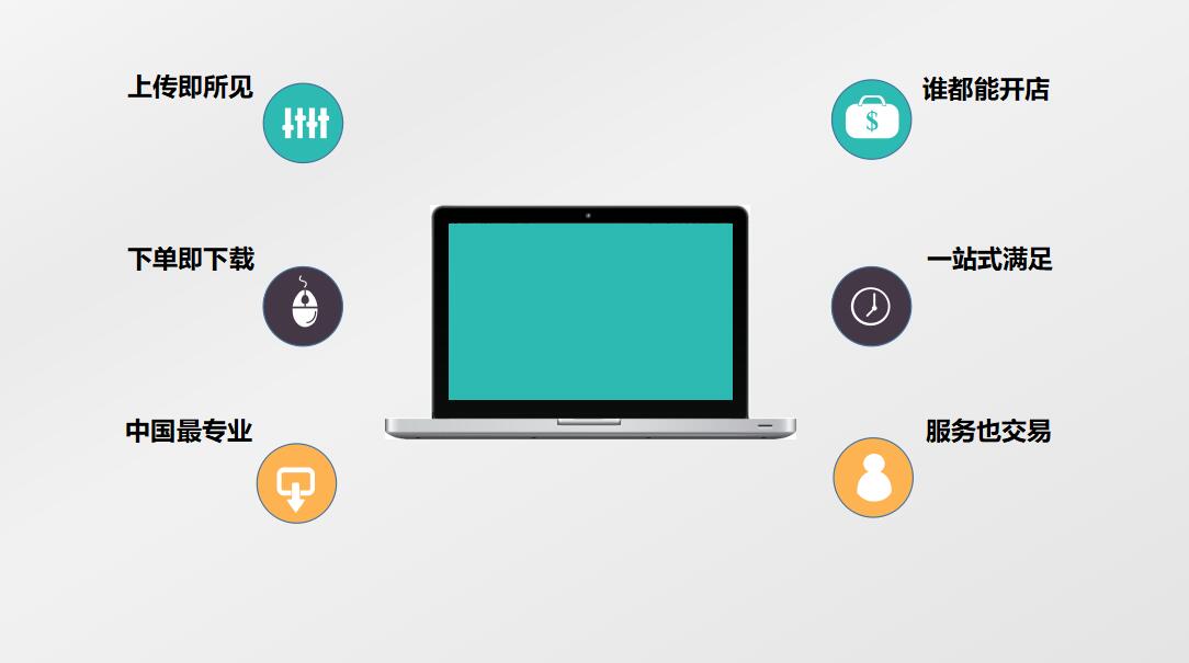 简约淡雅时尚商业项目论文答辩PPT模板