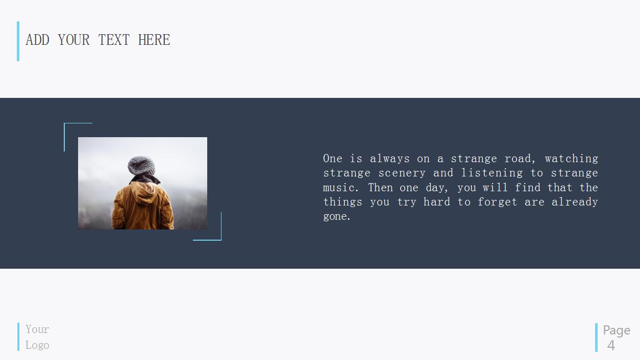 清新淡雅工作汇报动态简洁ppt模板