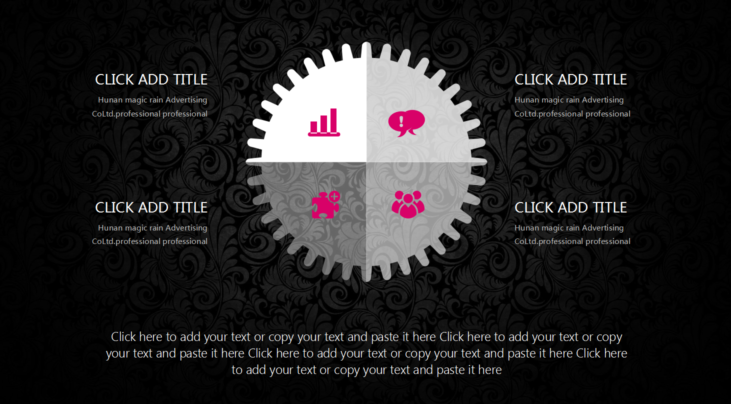 黑色大气高端商务工作述职报告ppt模板