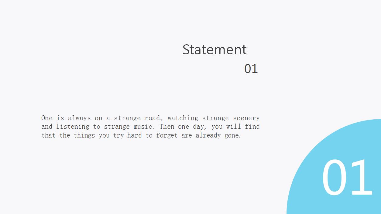 清新淡雅工作汇报动态简洁ppt模板