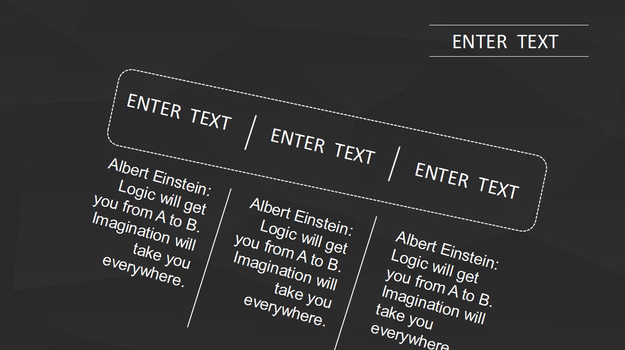 黑色背景极简线条时尚动态简洁ppt模板