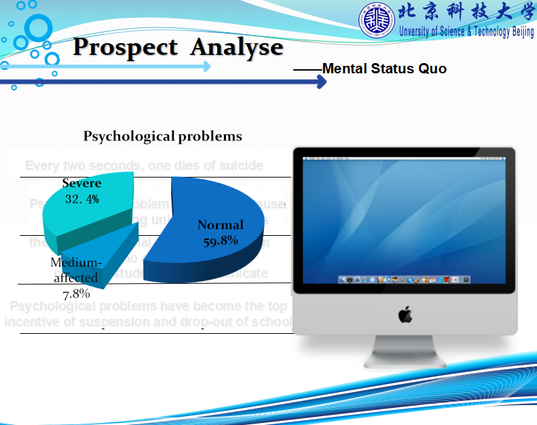 蓝色简洁英文北京科技大学研究生答辩ppt模板
