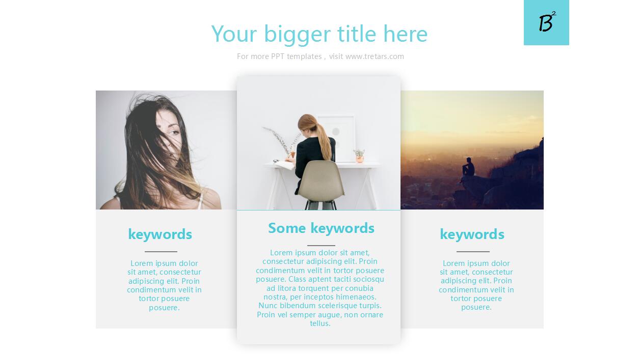 清新淡雅时尚艺术简洁ppt模板