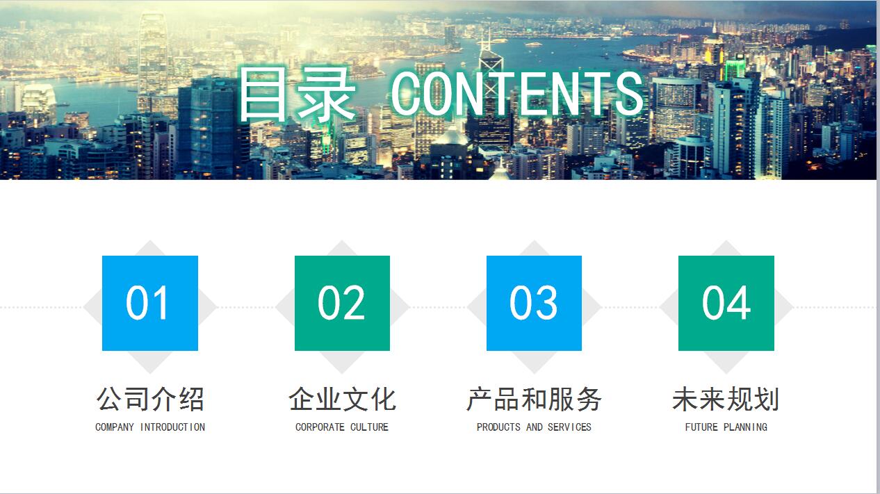 高端时尚白色公司简介产品介绍ppt模板