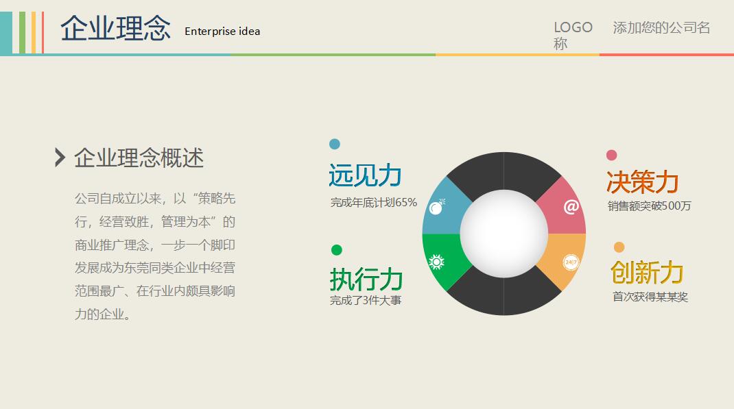 简约微立体商务工作总结ppt模板