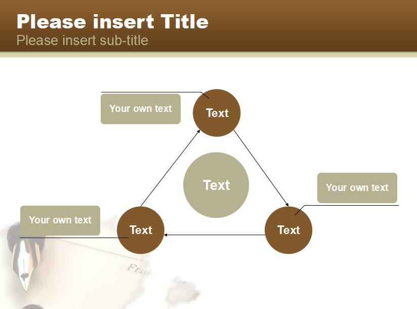 简约清新淡雅英文答辩PPT模板