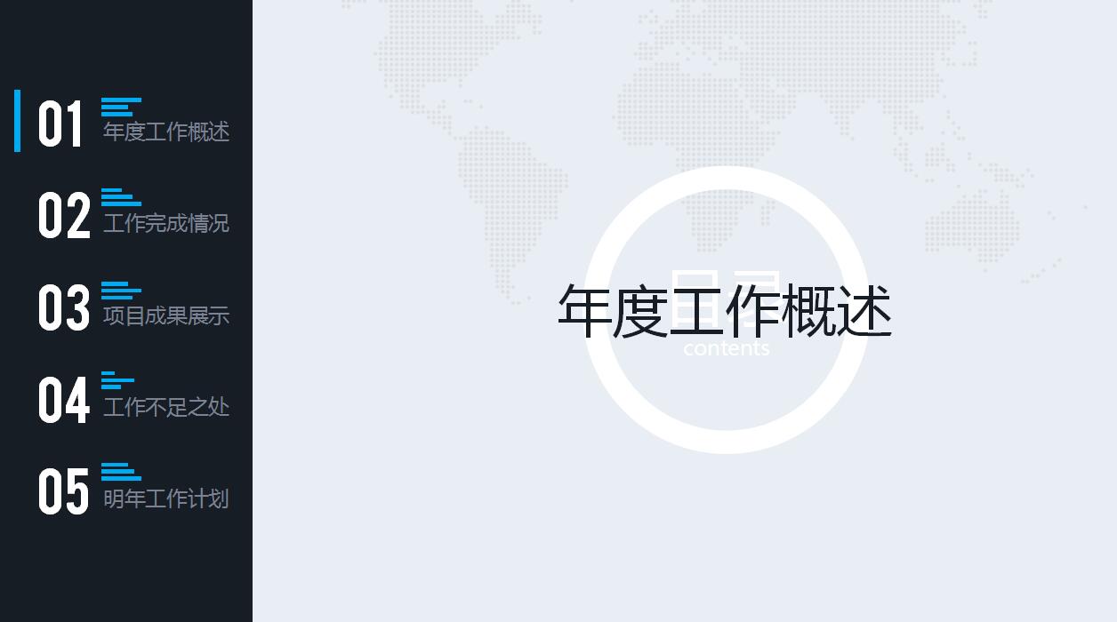 简洁实用工作汇报年终总结ppt模板