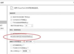 PPT怎么关闭显示粘贴选项按钮