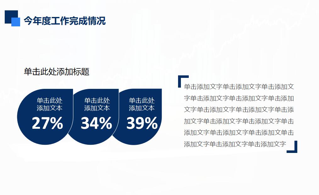 简单大气财务工作汇报ppt模板