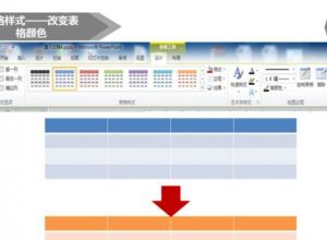 PPT如何改变表格边框颜色