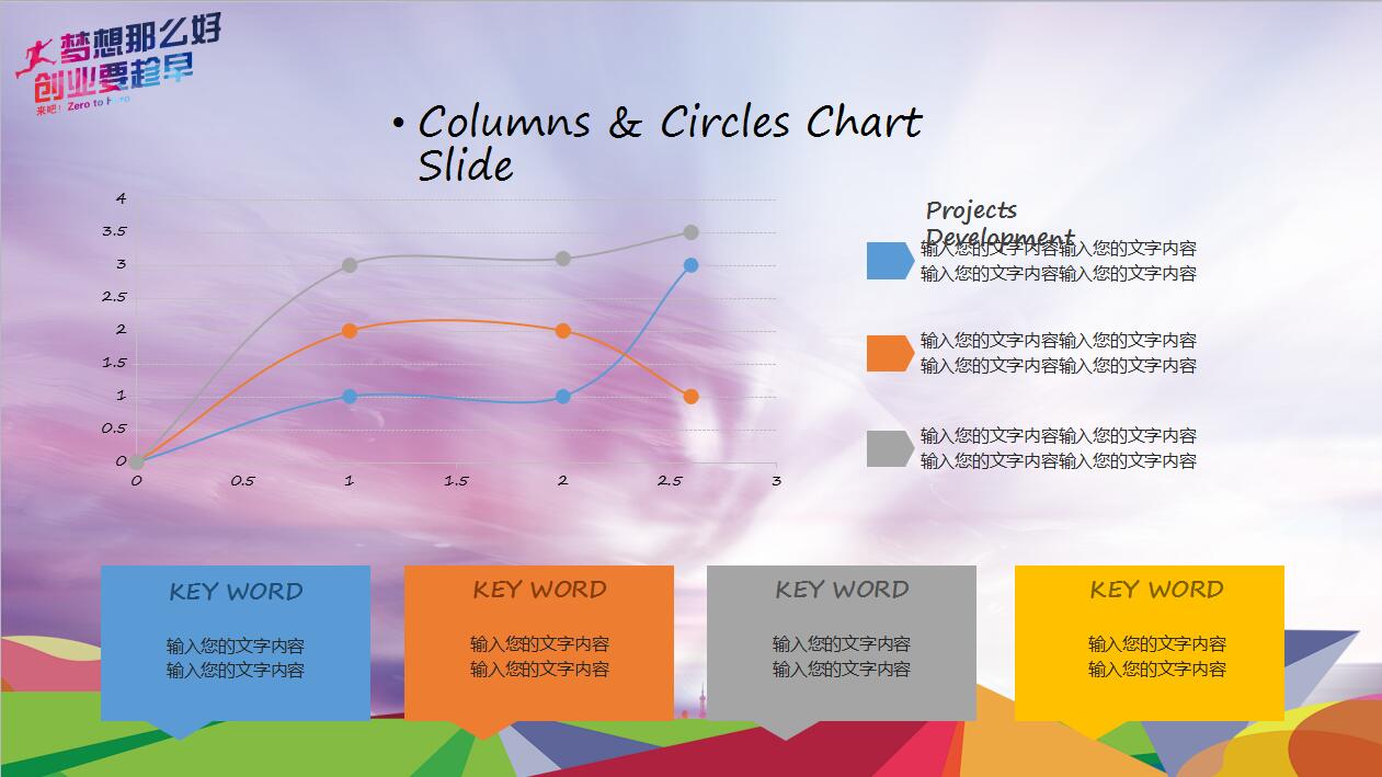 创意梦工厂大学生职业生涯规划ppt模板
