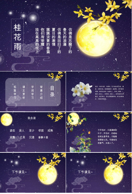 桂花雨ppt课件完美版