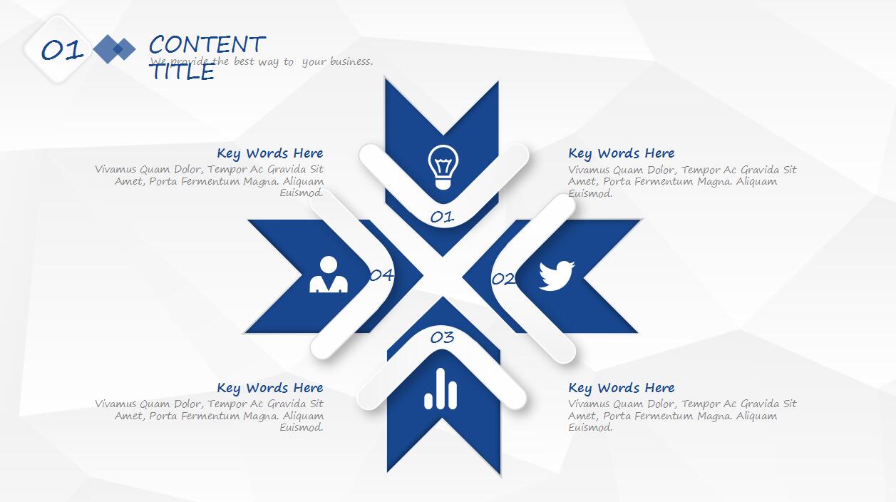 简洁时尚商务ppt模板