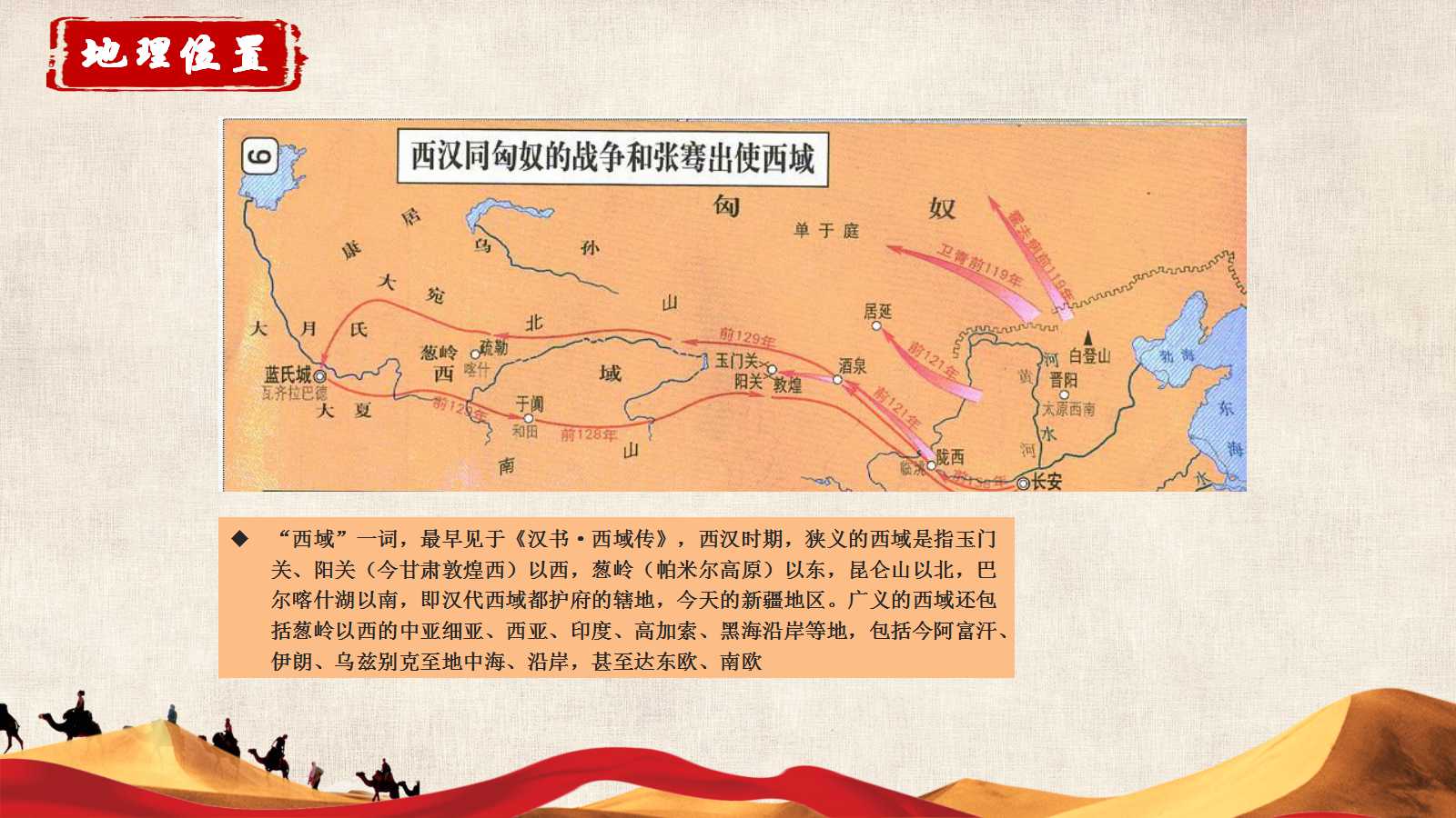 丝绸之路ppt模板