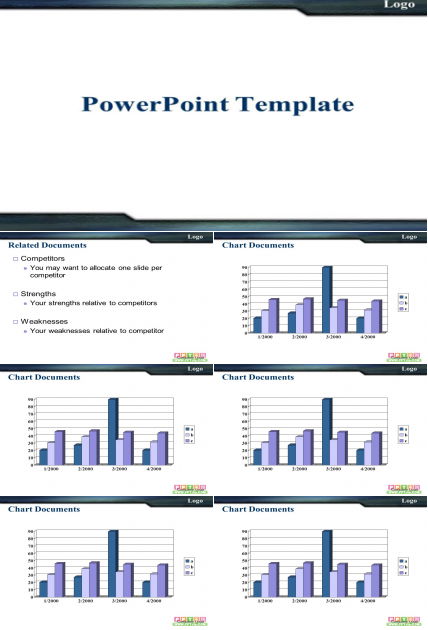 深绿自然－绿色PPT模板
