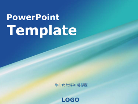 通用朴素蓝色图表免费下载