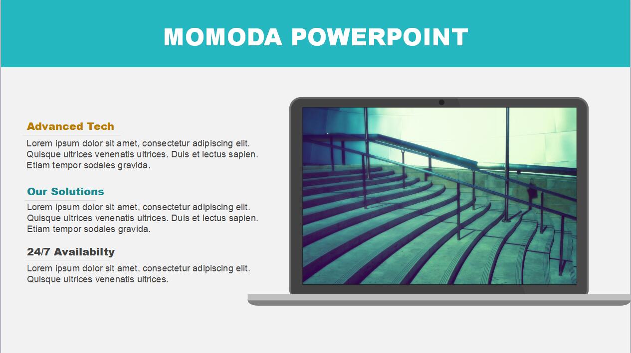 简约扁平化个人工作总结报告ppt模板