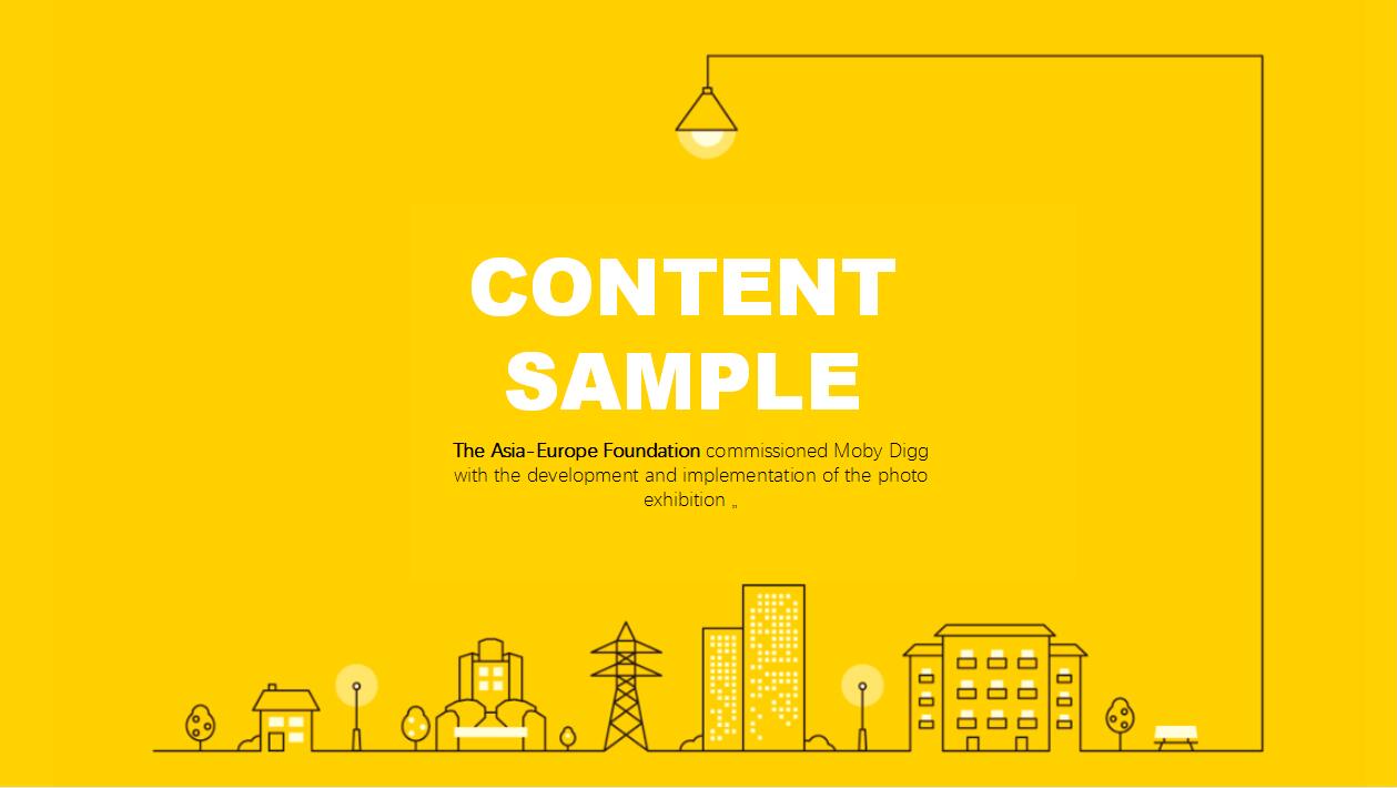 简约黄色年终工作总结述职报告ppt模板