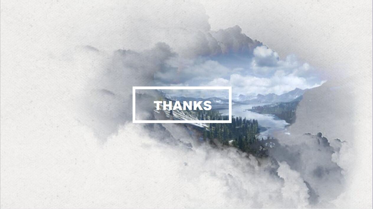 朦胧素雅商务报告工作计划ppt模板