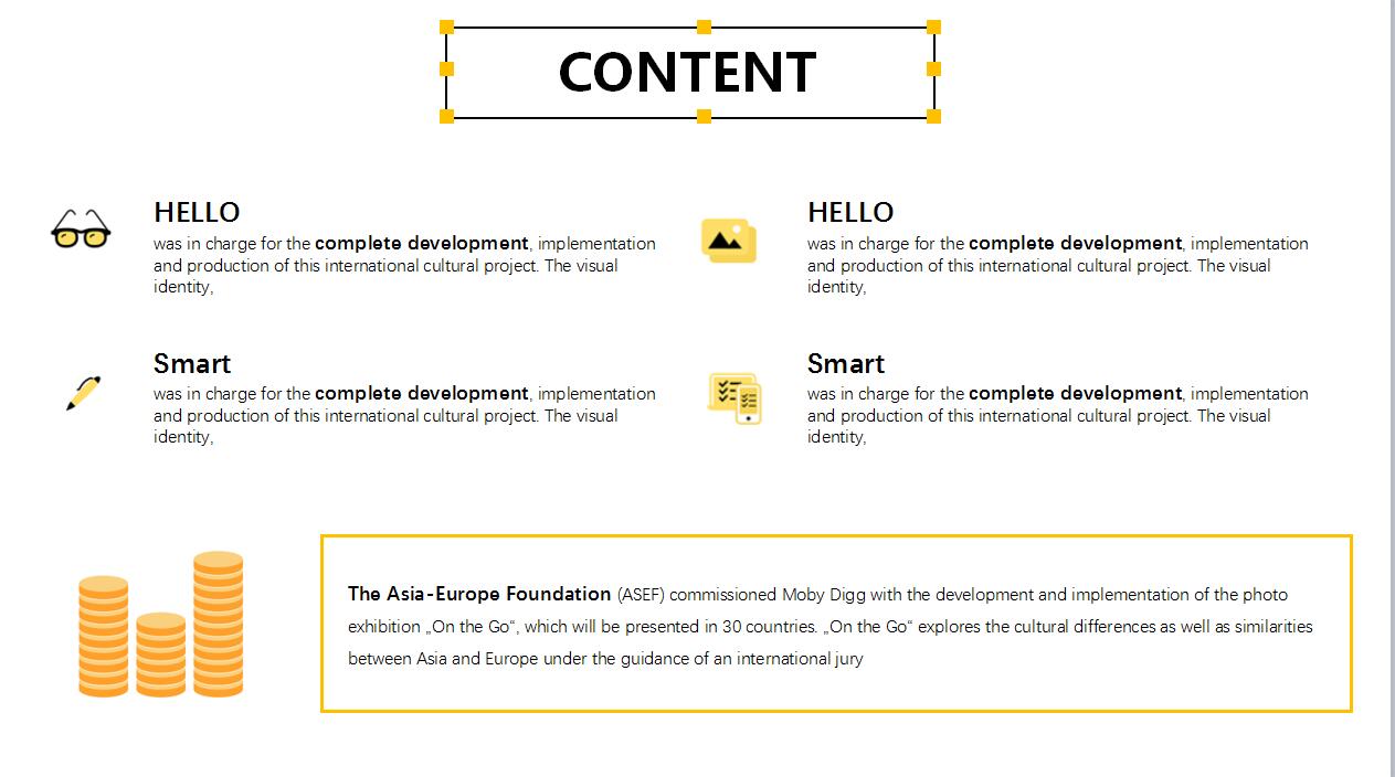 简约黄色年终工作总结述职报告ppt模板