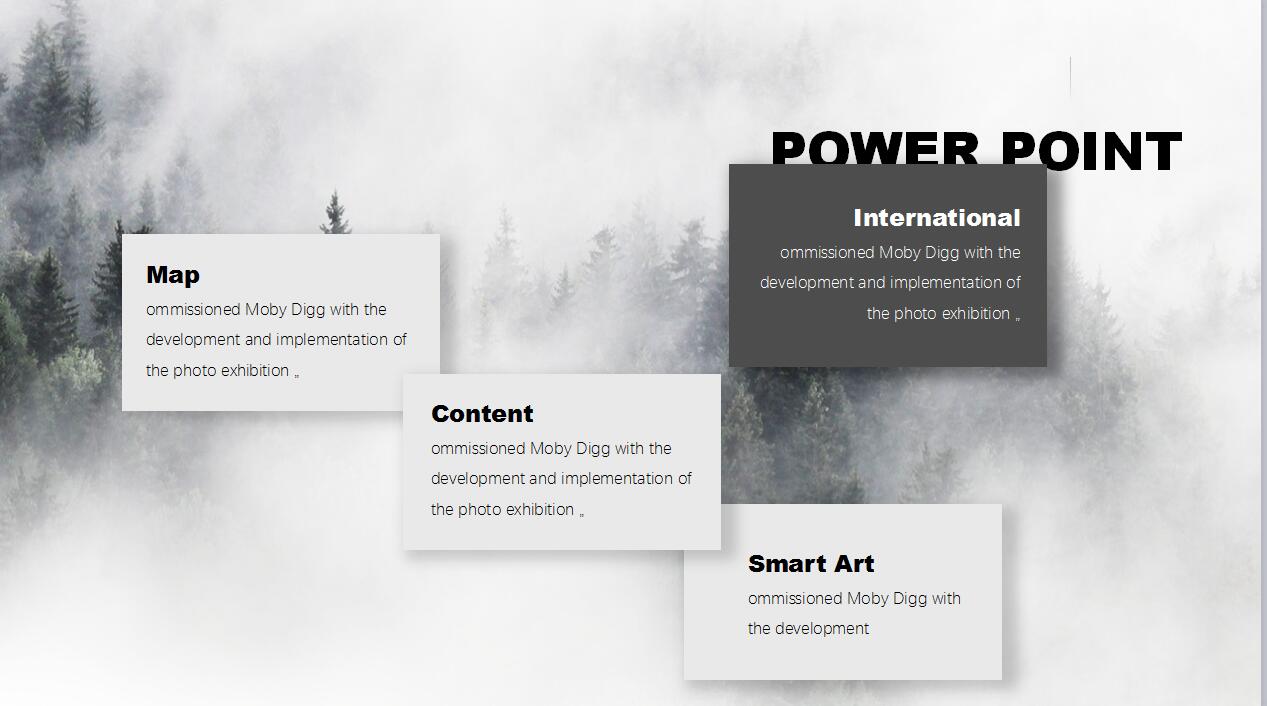 朦胧素雅商务报告工作计划ppt模板