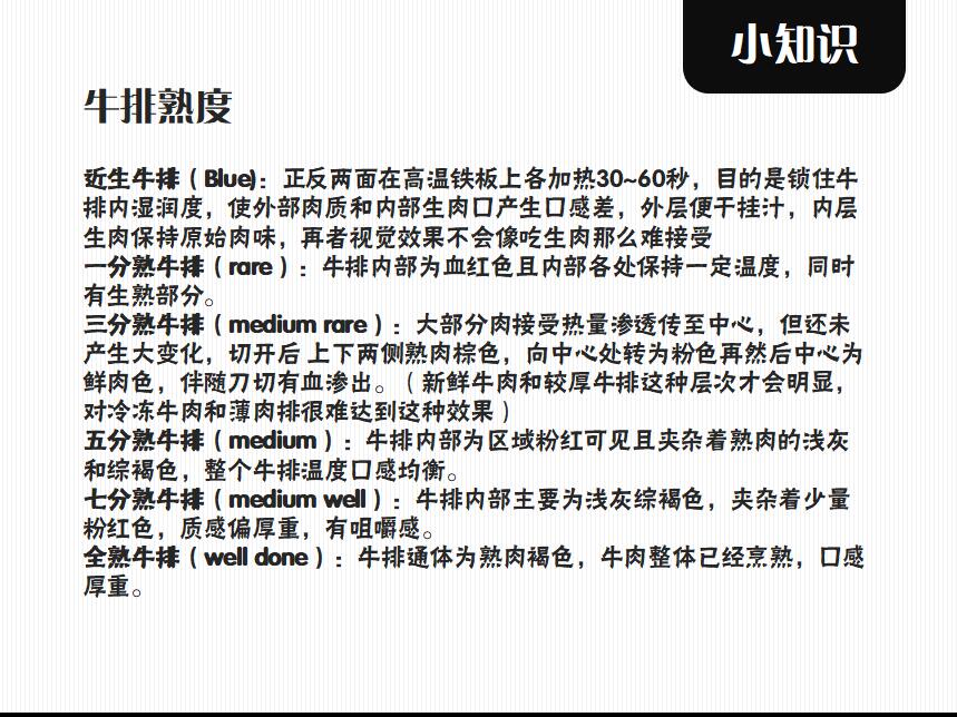 西餐美食ppt模板_黑白极简