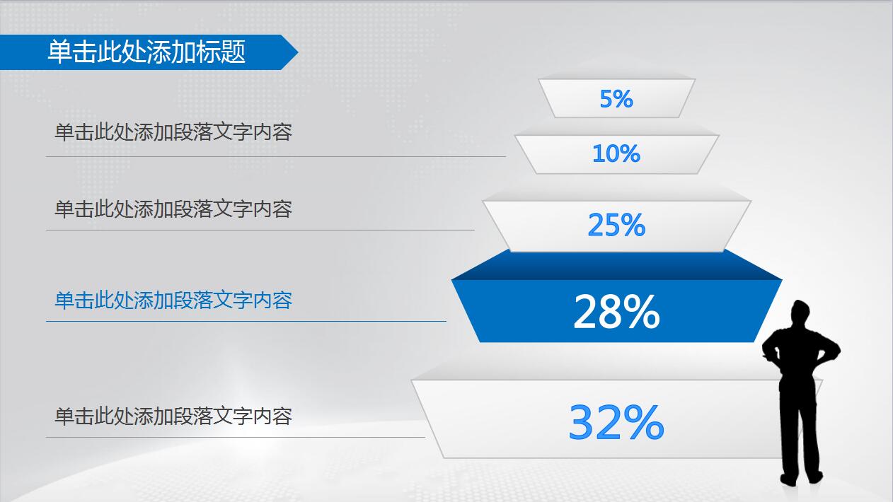 蓝色大气企业宣传产品介绍ppt模板