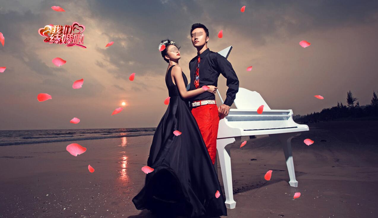 红色喜庆婚礼ppt动态模板