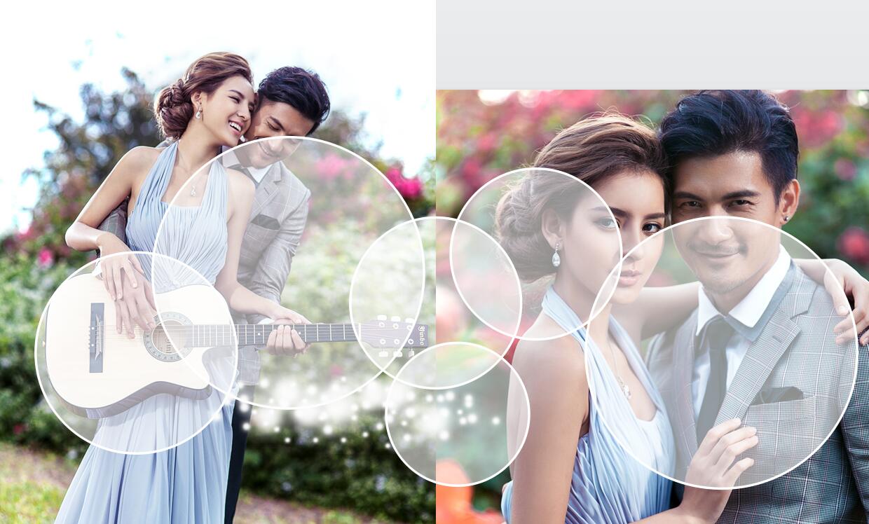 浪漫婚礼电子相册PPT模板