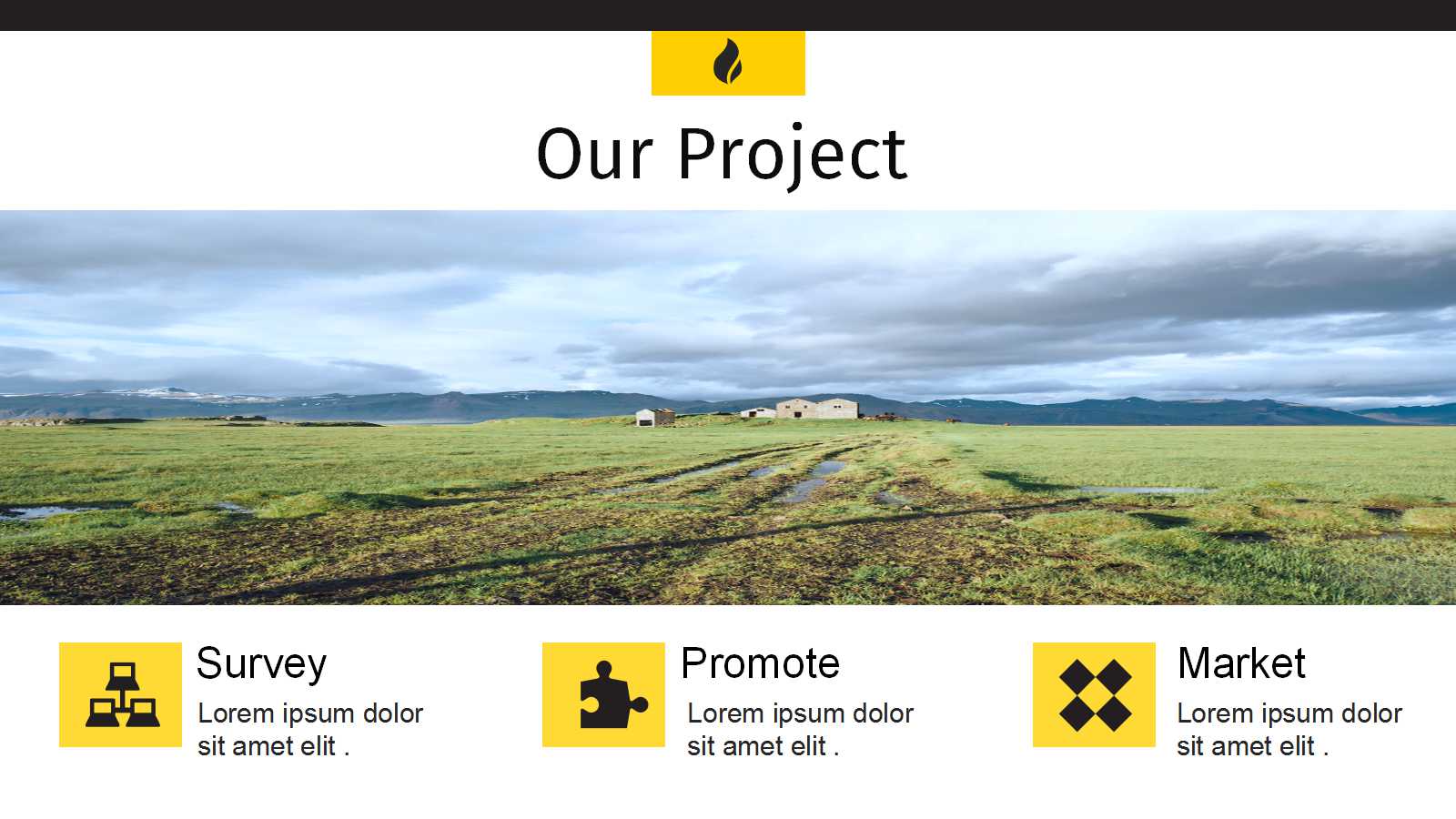 精美创意城市风设计商务ppt模板