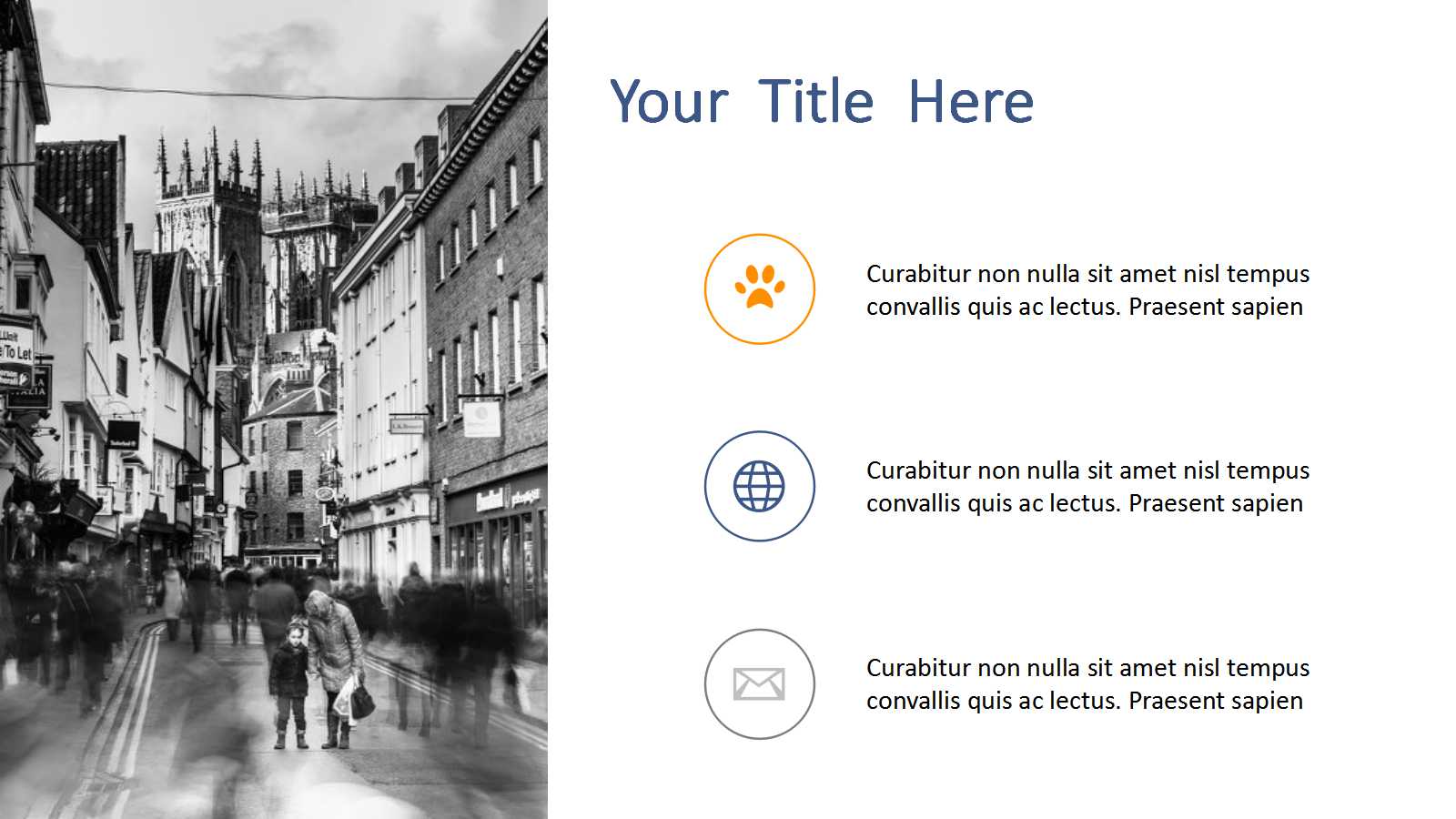 深蓝色简约经典商务汇报ppt模板