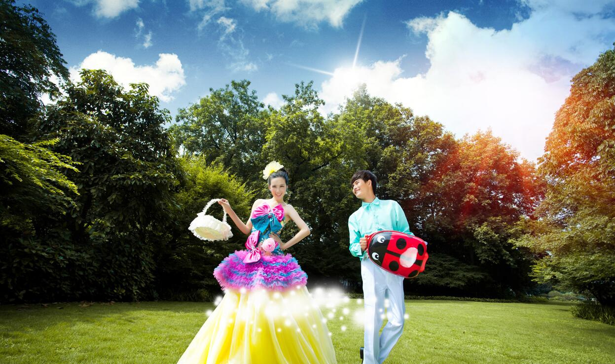 浪漫婚礼电子相册PPT模板