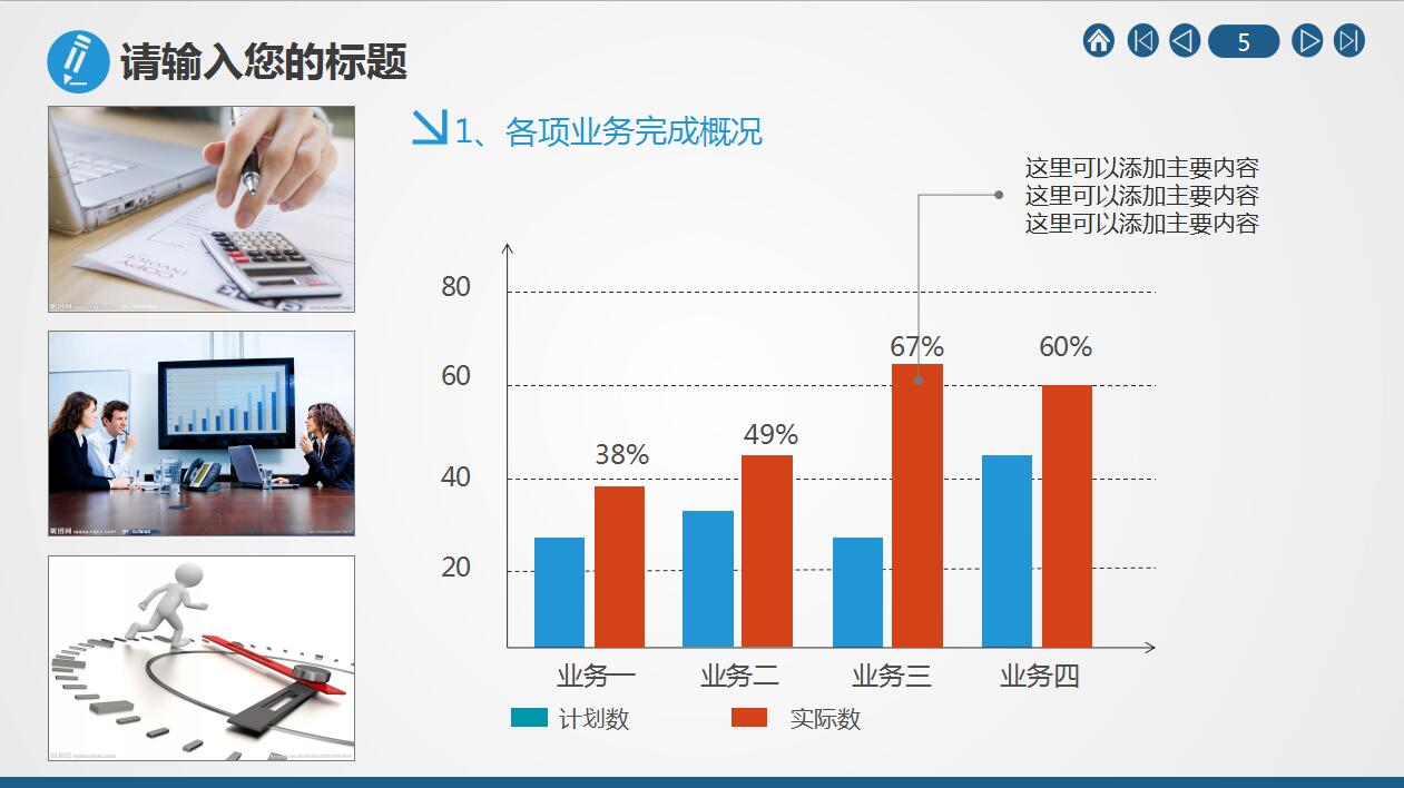 国泰君安证券年度工作总结财务报告ppt模板