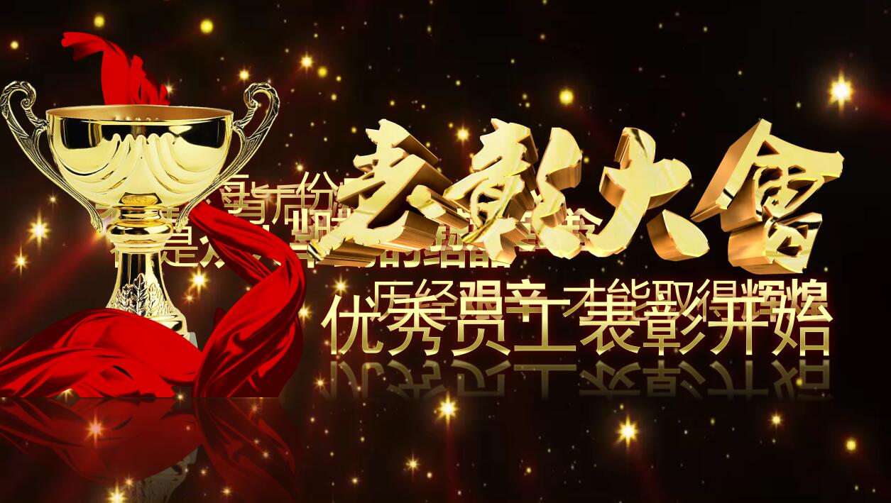 高端公司年会策划方案优秀员工表彰大会ppt模板