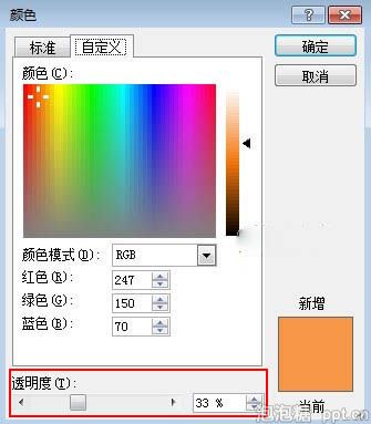 ppt2010中利用透明遮罩手法图片