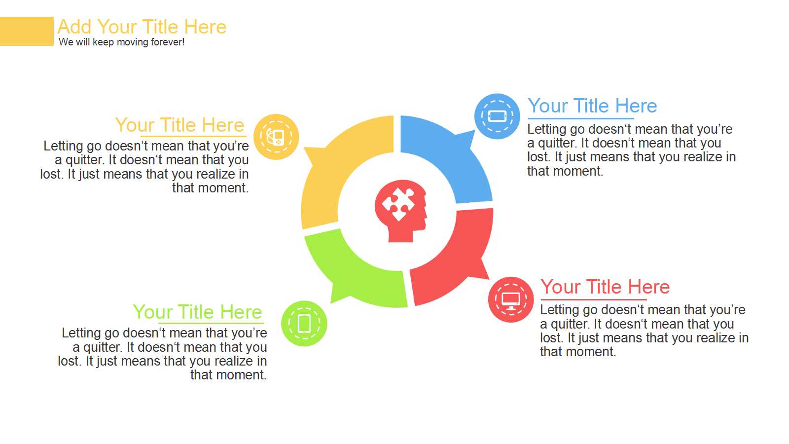 糖果色简单精美创意通用ppt模板