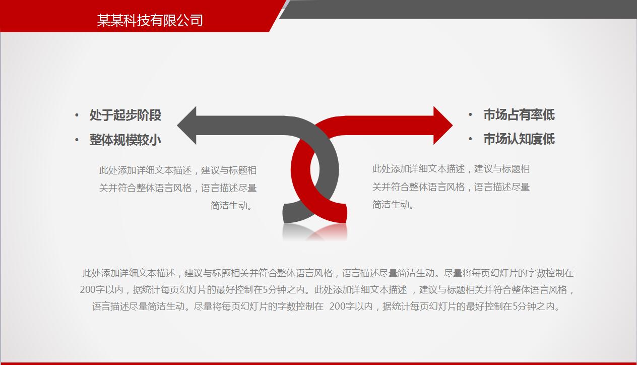 红色简约金融理财投资ppt模板