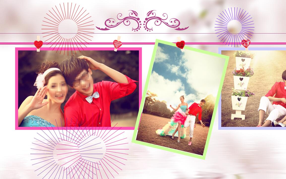 浪漫婚礼动态PPT模板